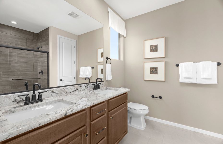Representative furnished interior of a home built from the Farmington by Pulte Homes in Upper Canyon, Phoenix (Image 12). Representative furnished interior of a home built from the Farmington by Pulte Homes in Upper Canyon, Phoenix (Image 12).