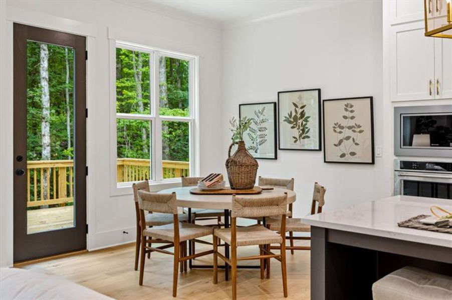 Furnished interior view inside a new home in White Post on Lake Lanier, Gainesville (Image 26).