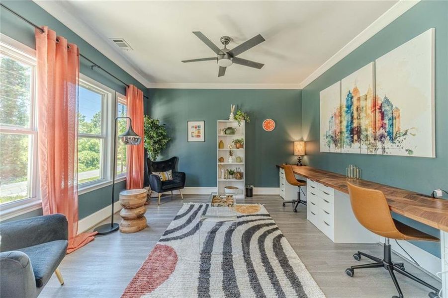 Furnished interior view inside a new home in , Snellville (Image 18).