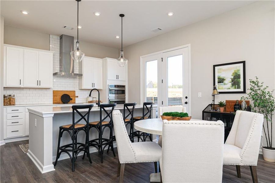 Furnished interior view inside a new home in Annsbury Park, Lilburn (Image 7). Furnished interior view inside a new home in Annsbury Park, Lilburn (Image 7).