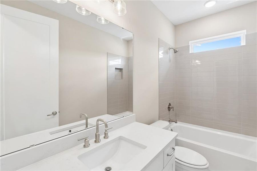 Furnished interior view inside a new home in Old Mill Preserve, Dallas (Image 13).