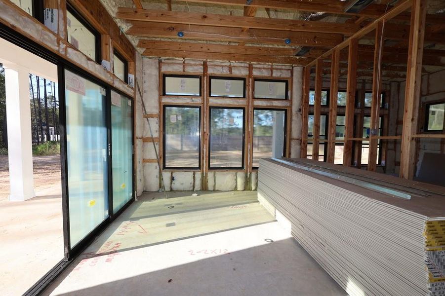 In-progress construction of a new home in ARTAVIA 50' Homesites, Conroe, TX (Image 10). In-progress construction of a new home in ARTAVIA 50' Homesites, Conroe, TX (Image 10).