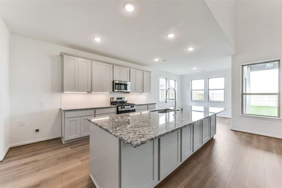 Furnished interior view inside a new home in River Ranch Meadows, Dayton (Image 3).