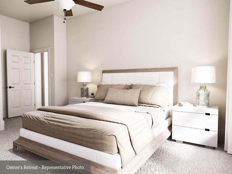Furnished interior view inside a new home in Legacy - Retreat Collection, League City (Image 9).