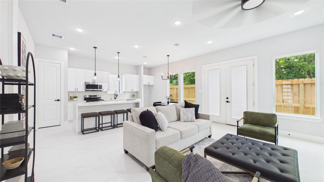 Bright and airy interior