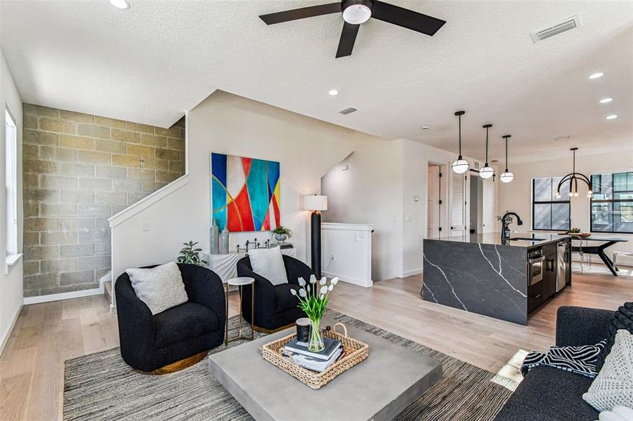 Furnished interior view inside a new home in Canvas City GWX, Tampa (Image 43).