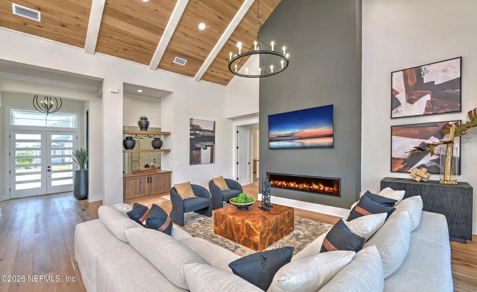 Furnished interior view inside a new home in , Fernandina Beach (Image 7).