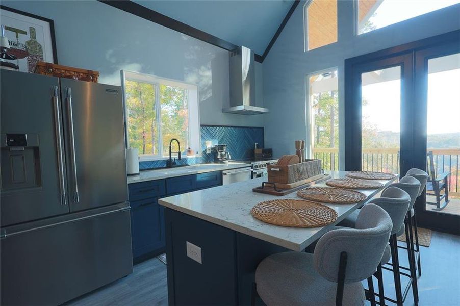 Furnished interior view inside a new home in , Ellijay (Image 9).