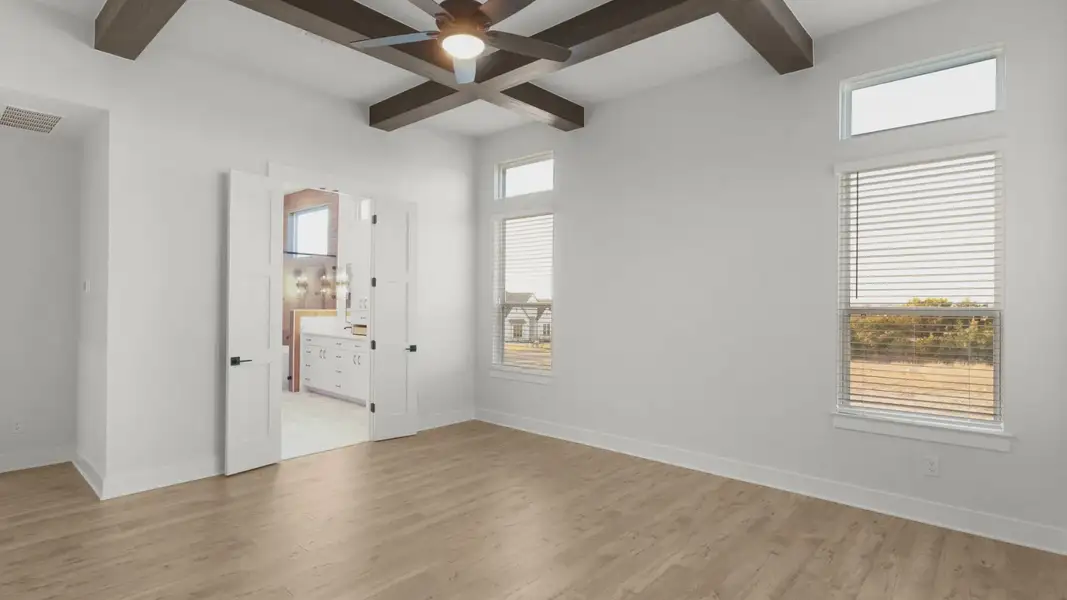 Representative unfurnished interior of a home built from the Merritt by Chesmar Homes in Feathergrass, Florence (Image 32).
