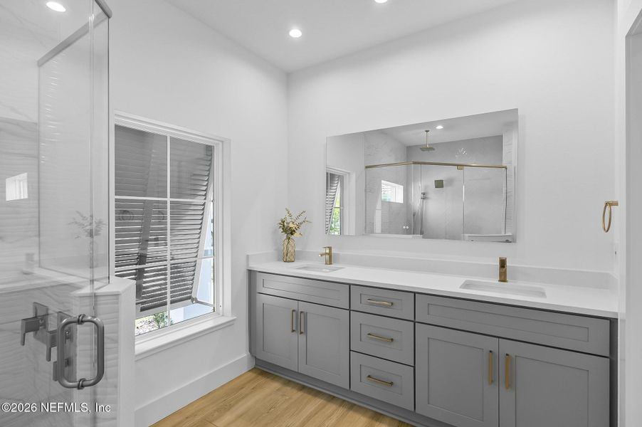 Furnished interior view inside a new home in , Palm Coast (Image 38).