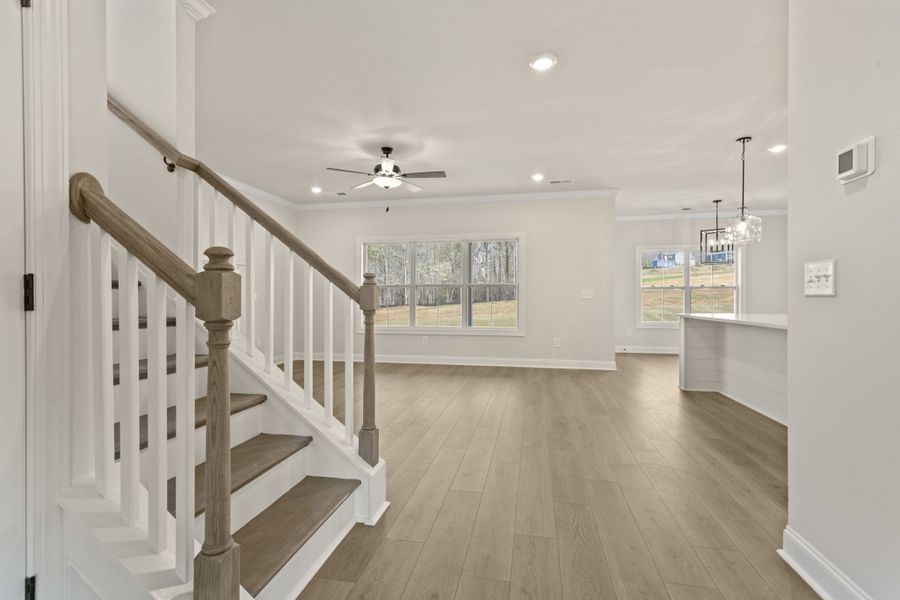 Spacious, unfurnished interior of a new home in Cherokee Knoll, Williamston (Image 14).