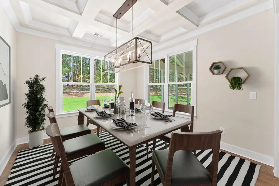 Furnished interior view inside a new home in Walker's Pointe, Anderson (Image 2).