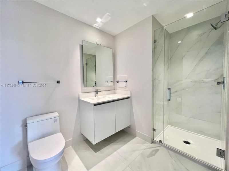 Furnished interior view inside a new home in , Miami (Image 13).