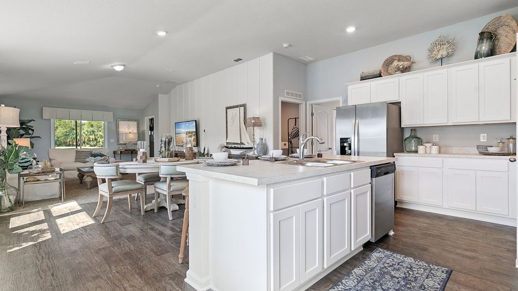 Furnished interior view inside a new home in Grand Reserve, Bunnell (Image 8).