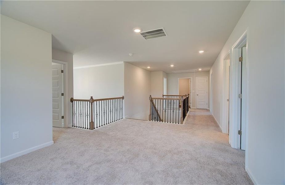 Spacious, unfurnished interior of a new home in Grandview at Millers Mill, Stockbridge (Image 21). Spacious, unfurnished interior of a new home in Grandview at Millers Mill, Stockbridge (Image 21).