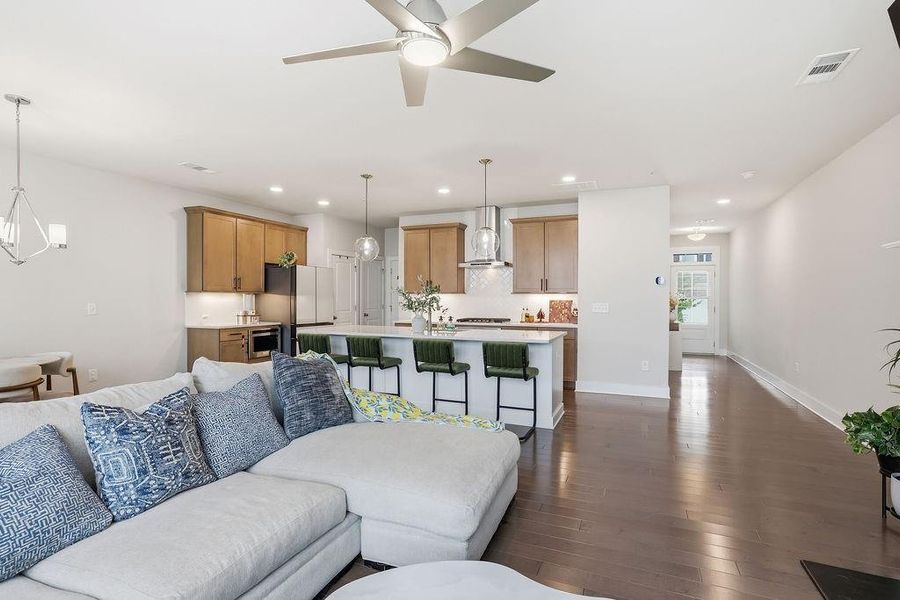 Furnished interior view inside a new home in , Cumming (Image 7).