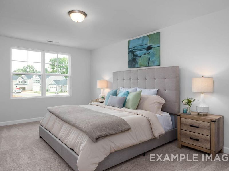 Furnished interior view inside a new home in Gregory Village Townhomes, Lillington (Image 14).