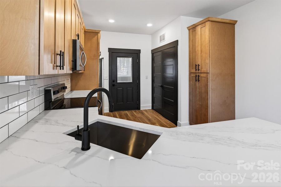 Furnished interior view inside a new home in , Albemarle (Image 7).