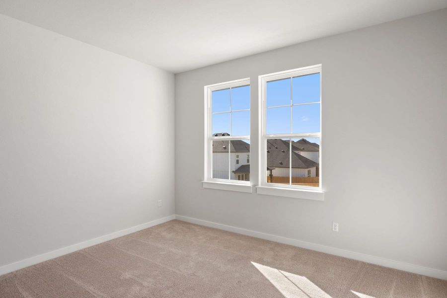 Spacious, unfurnished interior of a new home in Heritage, Dripping Springs (Image 39). Spacious, unfurnished interior of a new home in Heritage, Dripping Springs (Image 39).