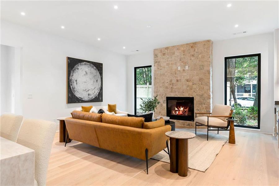 Furnished interior view inside a new home in , Atlanta (Image 28). Furnished interior view inside a new home in , Atlanta (Image 28).