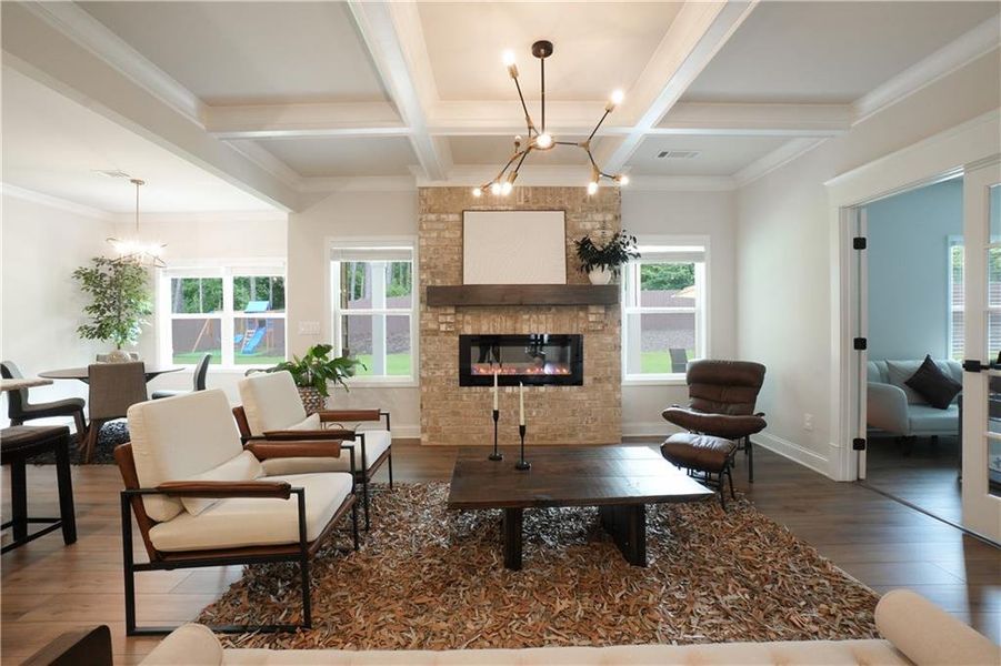 Furnished interior view inside a new home in , Lawrenceville (Image 28).