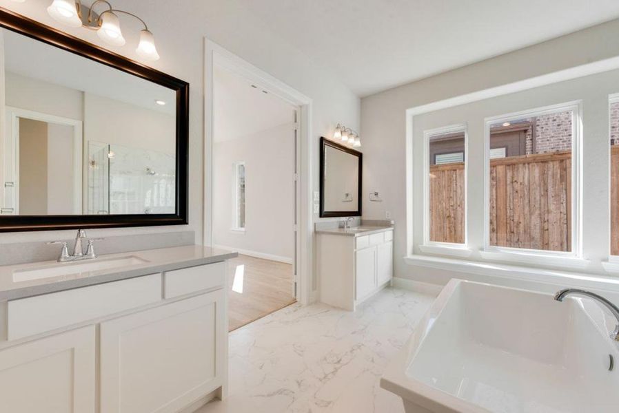 Furnished interior view inside a new home in South Pointe, Mansfield (Image 17).