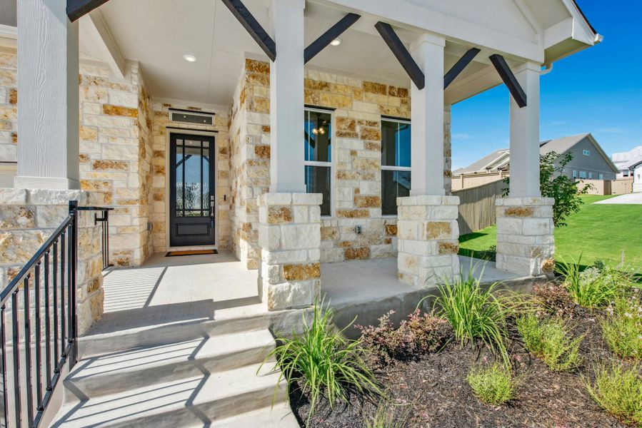 Exterior details and patio area of a home in The Colony, Bastrop (Image 3). Exterior details and patio area of a home in The Colony, Bastrop (Image 3).