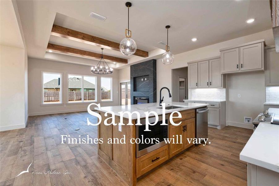 Furnished interior view inside a new home in , Abilene (Image 5). Furnished interior view inside a new home in , Abilene (Image 5).