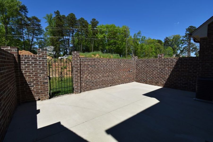 Representative exterior details of a home built from the Cayman X by Keystone Homes NC in Trellises, High Point (Image 3).