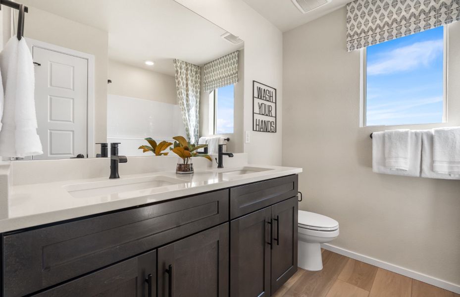Representative furnished interior of a home built from the Sandalwood by Pulte Homes in Wolf Creek Run West, Strasburg (Image 11).