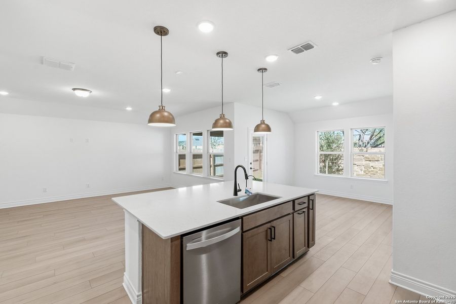 Furnished interior view inside a new home in Davis Ranch, San Antonio (Image 13). Furnished interior view inside a new home in Davis Ranch, San Antonio (Image 13).