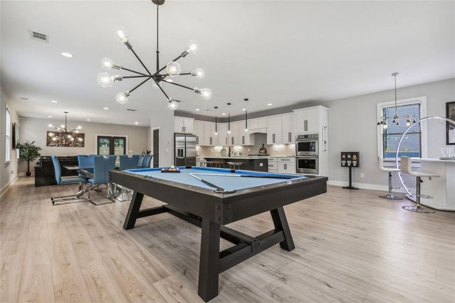 Furnished interior view inside a new home in , Atlanta (Image 13). Furnished interior view inside a new home in , Atlanta (Image 13).