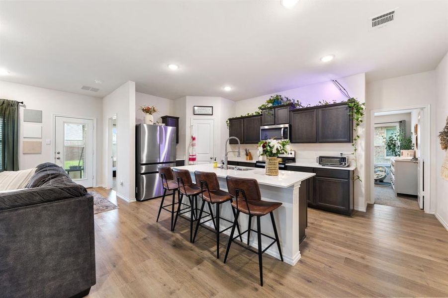 Furnished interior view inside a new home in , Ennis (Image 13).