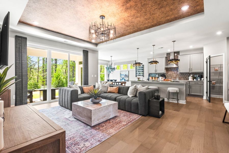 Representative furnished interior of a home built from the Maxwell by Fischer Homes in Easton Park, Dallas (Image 16).