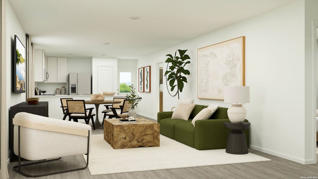 Furnished interior view inside a new home in , Kerrville (Image 10).