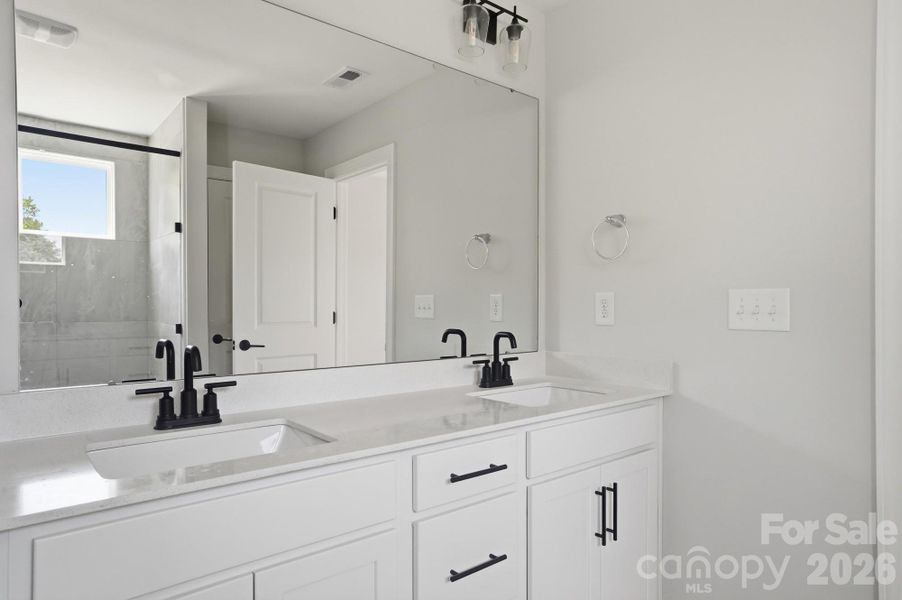 Furnished interior view inside a new home in Enclave at Riverdale, Huntersville (Image 8).
