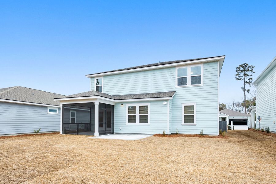 Exterior details and patio area of a home in Salem Bay, Beaufort (Image 22).