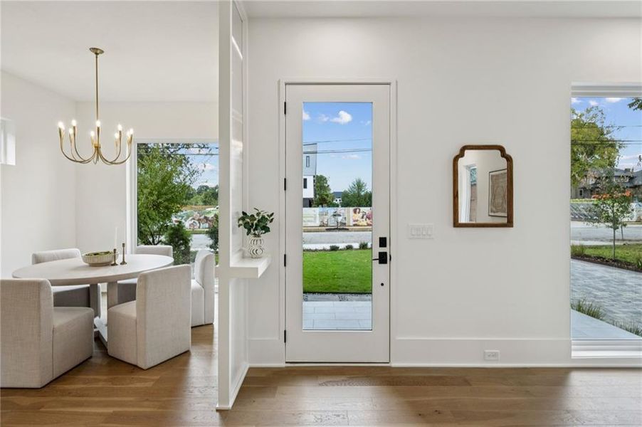 Furnished interior view inside a new home in , Atlanta (Image 31).