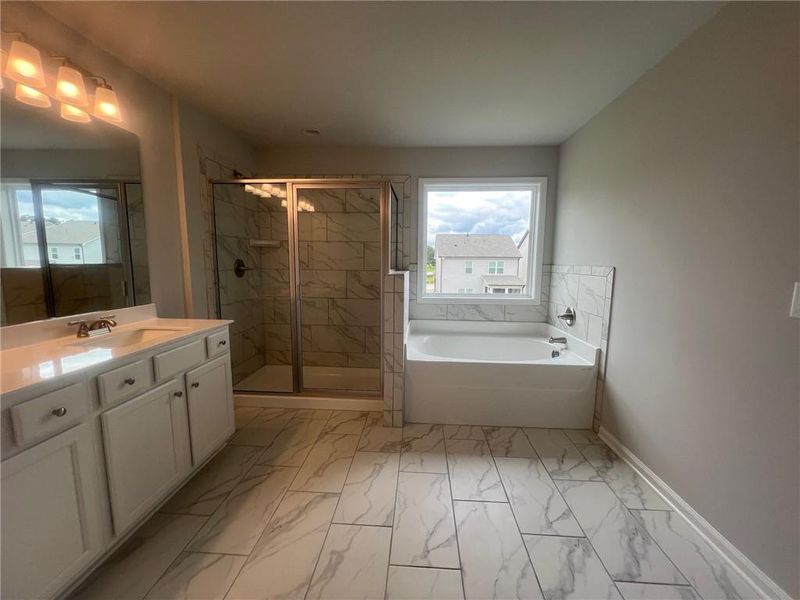 Furnished interior view inside a new home in Crofton Place Enclave, Snellville (Image 16).