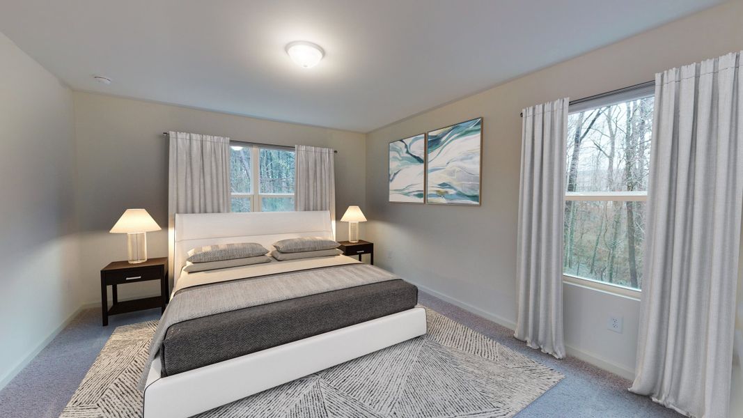 Representative furnished interior of a home built from the Pulsar by Starlight Homes in Glenn Crossing, Durham (Image 7).