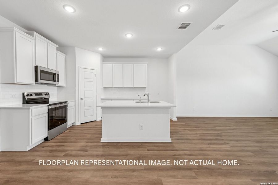 Furnished interior view inside a new home in Mesquite Ridge, San Antonio (Image 13).