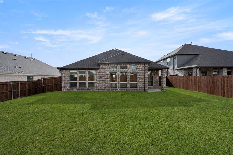 Exterior details and patio area of a home in Westside Preserve, Midlothian (Image 3).