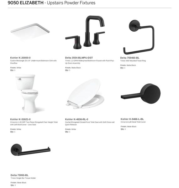 Upstairs Powder Room Fixtures Upstairs Powder Room Fixtures