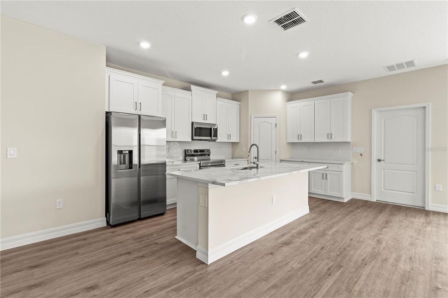 Furnished interior view inside a new home in , Leesburg (Image 7). Furnished interior view inside a new home in , Leesburg (Image 7).