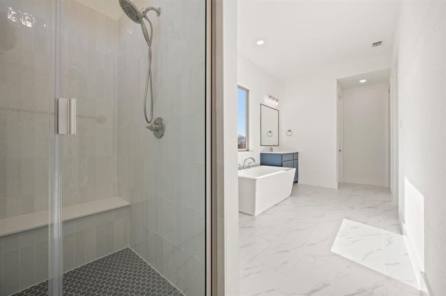 Furnished interior view inside a new home in Settlers Glen, New Fairview (Image 6).