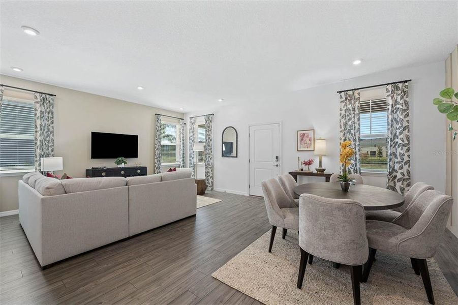Furnished interior view inside a new home in Spring Walk at the Junction, Debary (Image 29).