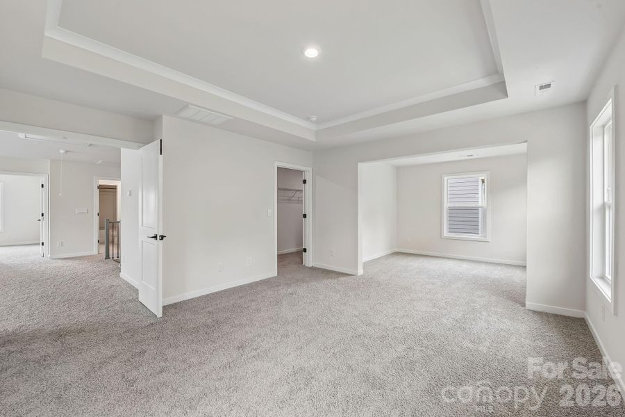 Spacious, unfurnished interior of a new home in Sanctuary at Southgate, Indian Trail (Image 27). Spacious, unfurnished interior of a new home in Sanctuary at Southgate, Indian Trail (Image 27).
