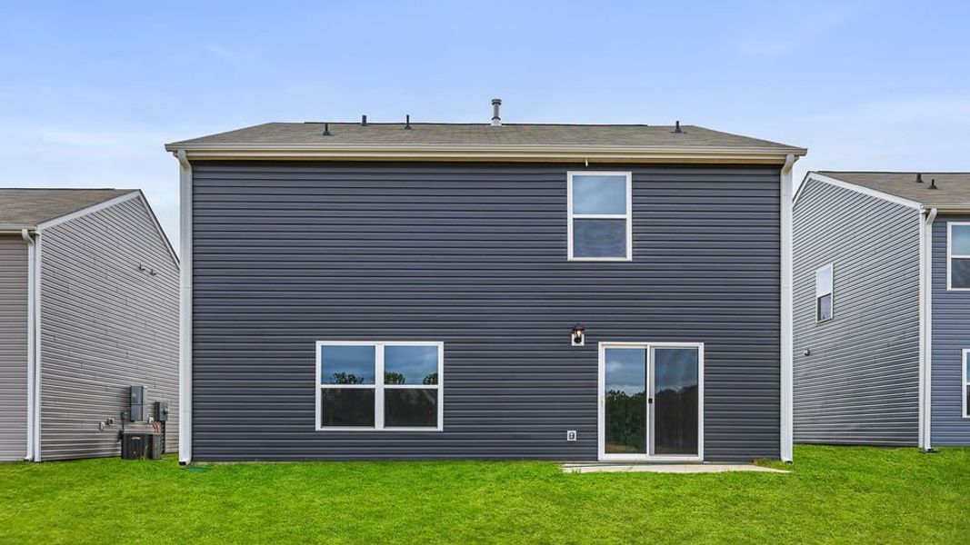 Exterior details and patio area of a home in Harrier Point, Woodruff (Image 2). Exterior details and patio area of a home in Harrier Point, Woodruff (Image 2).