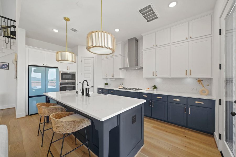 Furnished interior view inside a new home in Sienna, Missouri City (Image 27). Furnished interior view inside a new home in Sienna, Missouri City (Image 27).