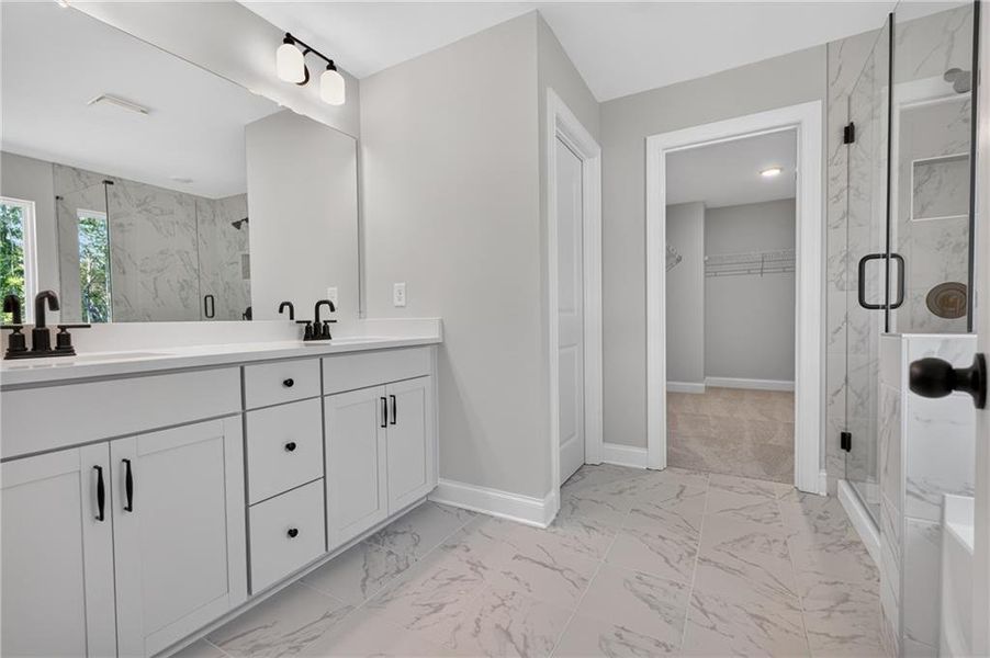 Furnished interior view inside a new home in , Loganville (Image 19).